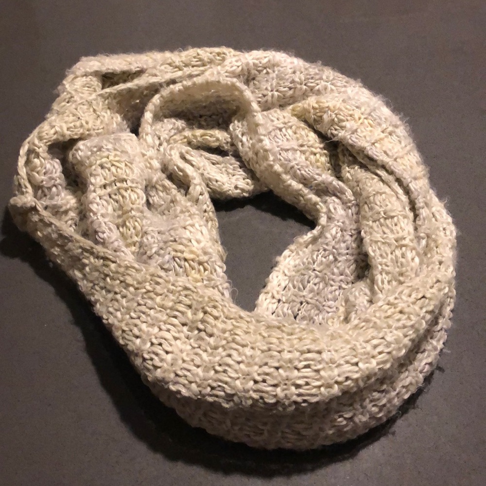 Tan infinity scarf